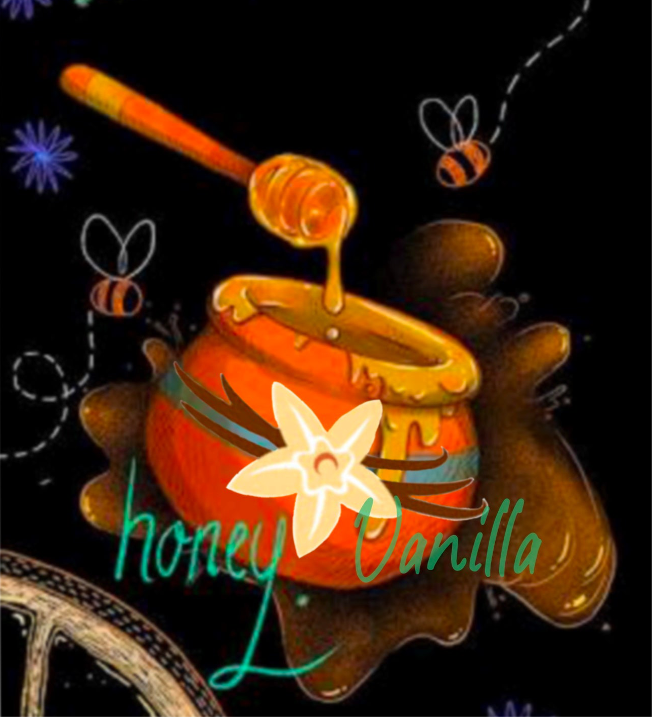 Honey vanilla candle